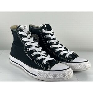 Size 7.5 - Converse Chuck Taylor All Star High Black Womens Shoes Men's Size 6